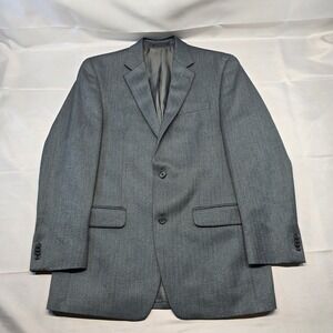 Michael Kors Gray/blue Herringbone  Blazer/sportscoat Men‎ Size 40L